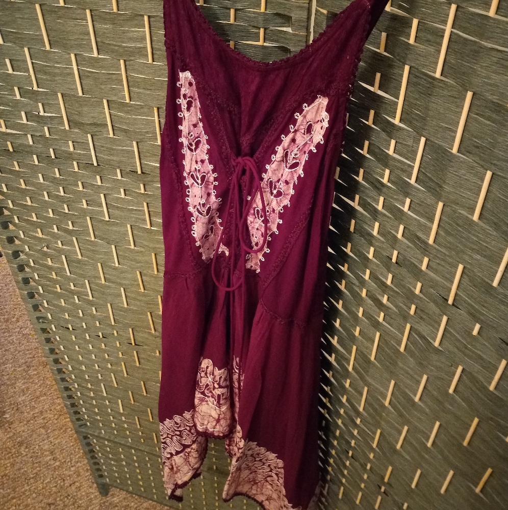 Tie Dye Boho Style Top Free Size